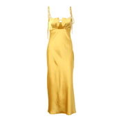 Vestido Feminino Longo Acetinado Forglows