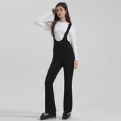 Calça Feminina com Alças para Neve Impermeável Forglows