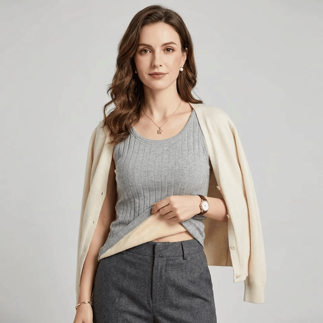 Regata Feminina Casual Peluciada Forglows