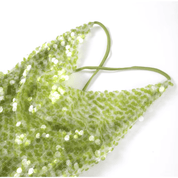 Vestido Feminino Longo com Lantejoulas Forglows