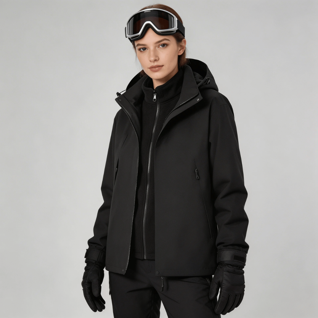 Jaqueta 3 em 1 Impermeável Feminina para Neve Forglows