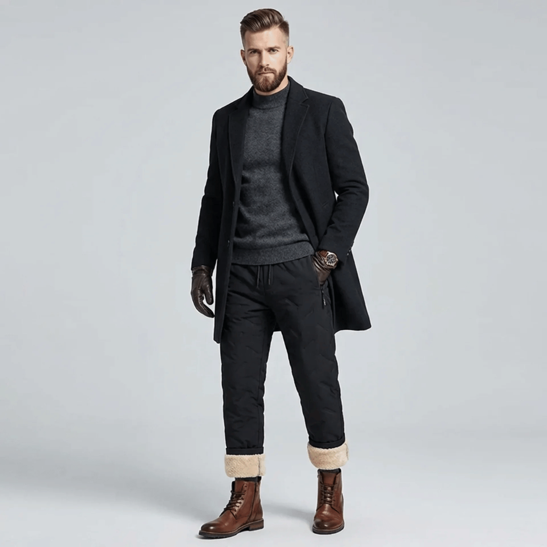 Calça Masculina Jogger Impermeável Peluciada Forglows