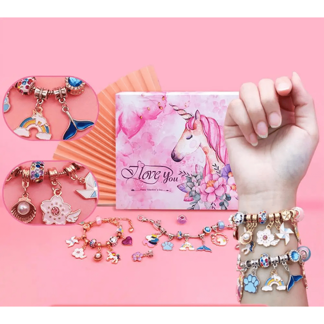 Calendário Contagem Regressiva Forglows + Berloques Surpresa Unicórnio