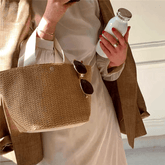 Bolsa de Palha com Alça de Nylon