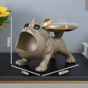 Suporte/ Bandeja em Formato de Bulldog