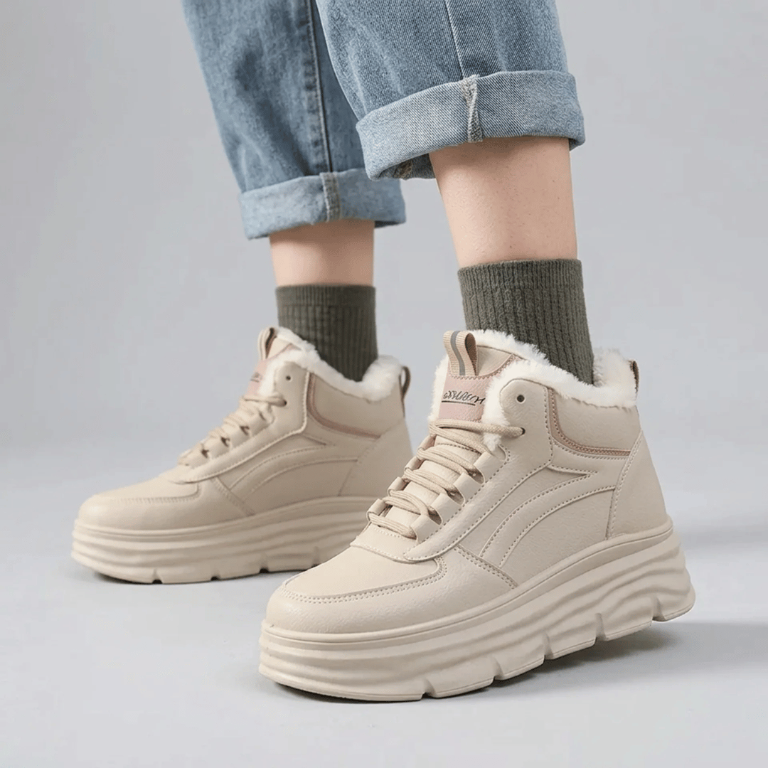 Tênis Feminino Botinha Peluciado Forglows