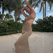 Vestido Feminino Longo Cavado Raquel Forglows