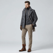 Calça Masculina com Pelúcia em Cotelê Forglows