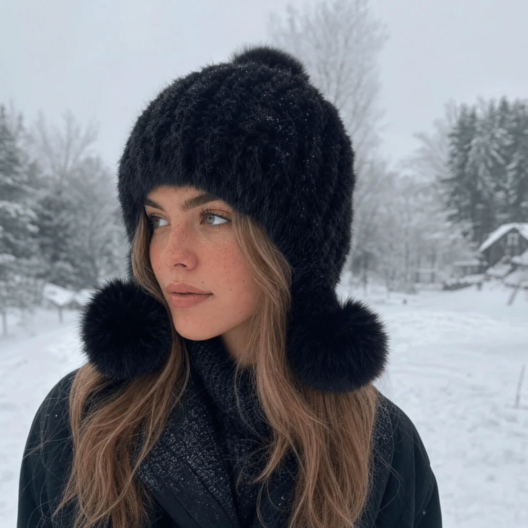 Touca Feminina com Pompom Forglows