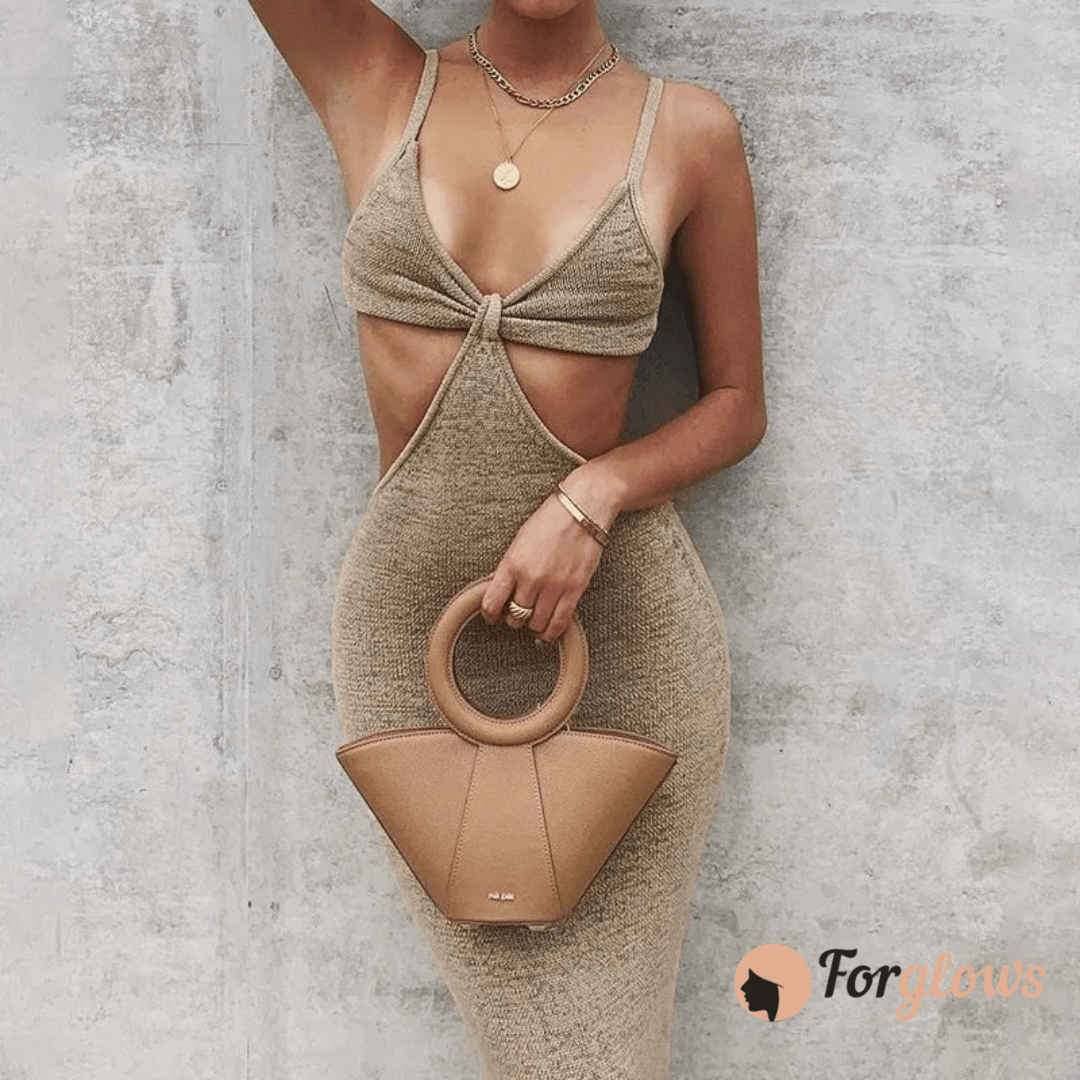 Vestido Feminino Longo Cavado Raquel Forglows
