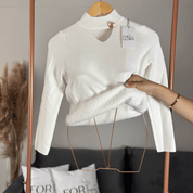 Suéter Feminino Peluciado Delicate Forglows