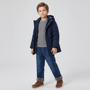 Calça Jeans Peluciada Infantil Menino Forglows