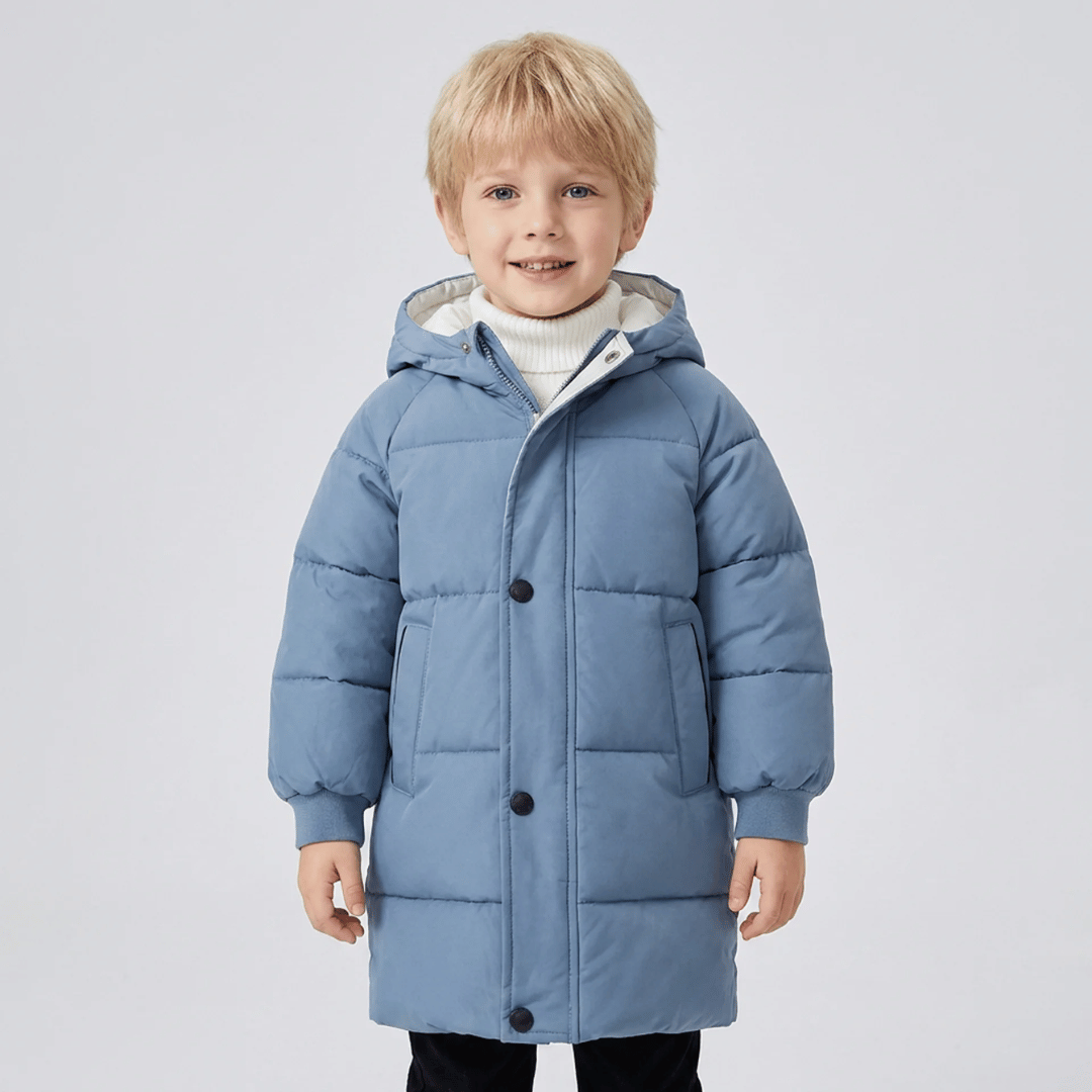 Jaqueta Parka Alongada Infantil Forglows