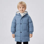 Jaqueta Parka Alongada Infantil Forglows