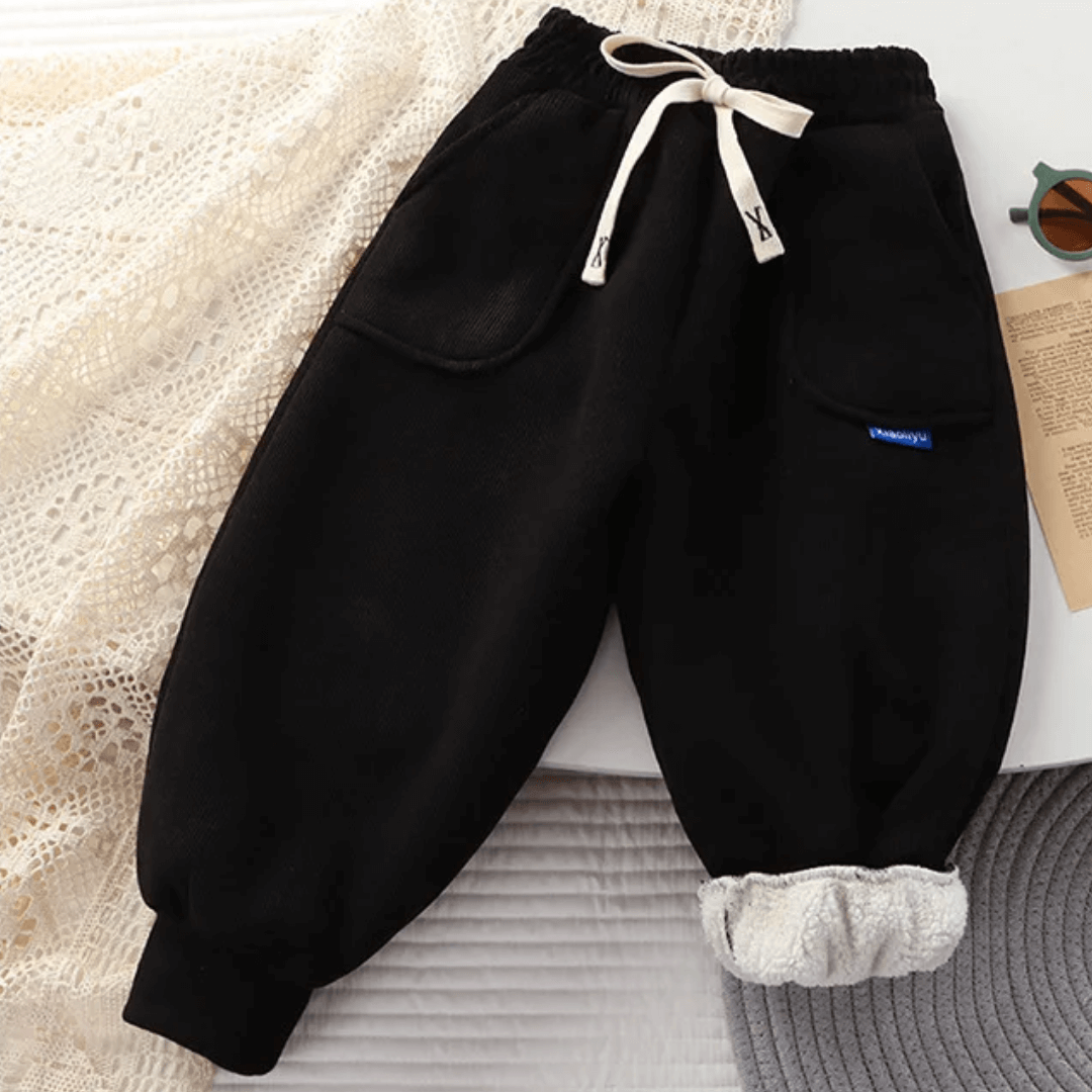 Calça Infantil de Moletom com Pelúcia Forglows