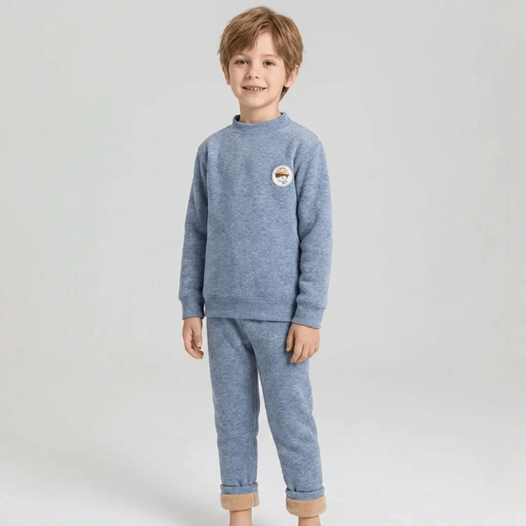 Conjunto Térmico Infantil com Pelúcia Unissex Forglows