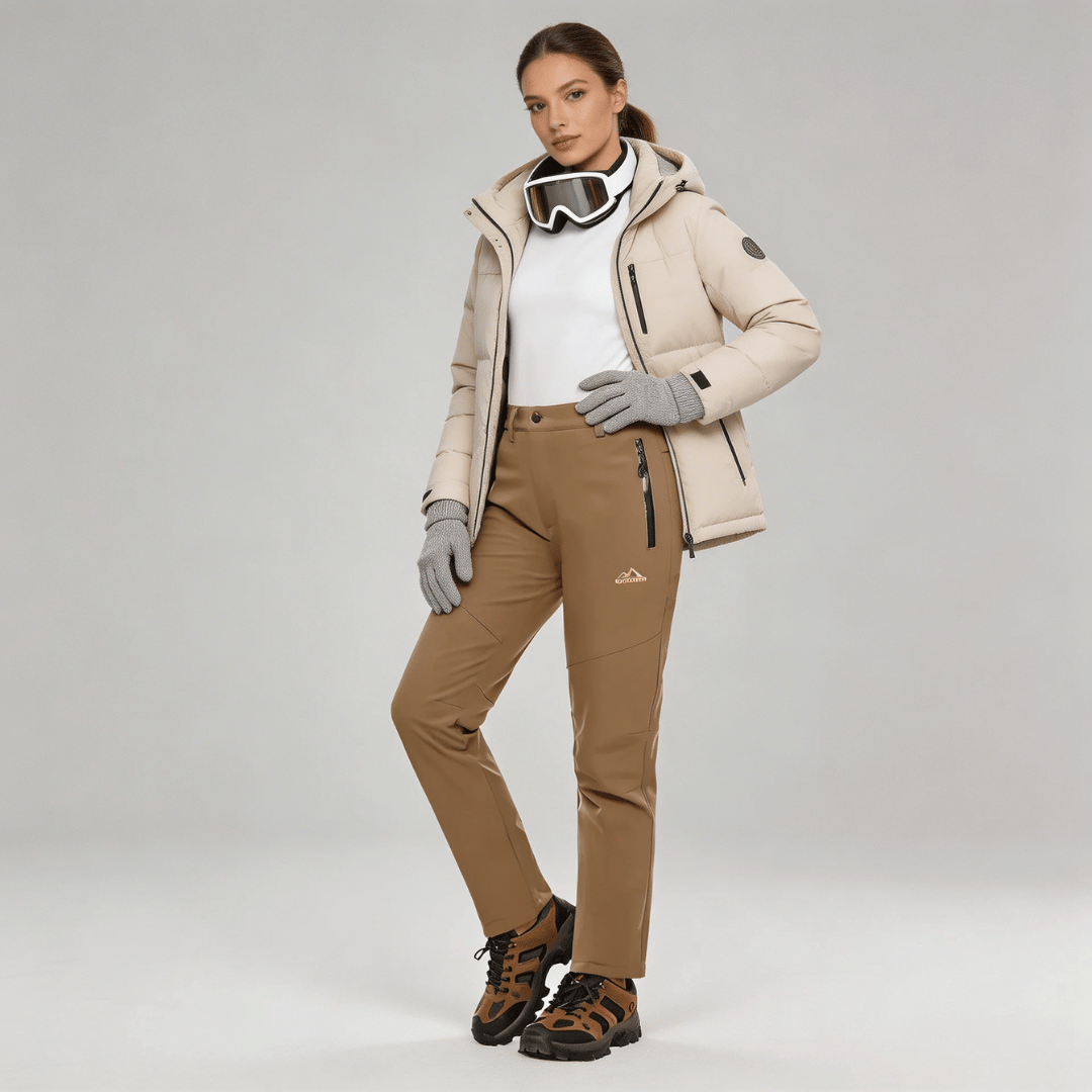Calça Feminina Impermeável e Forrada para Neve Forglows