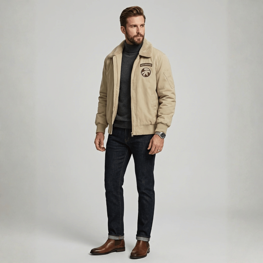 Jaqueta Masculina Forrada Airborne Forglows