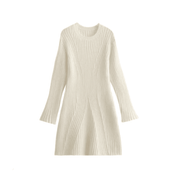 Vestido Feminino de Tricot Canelado Forglows