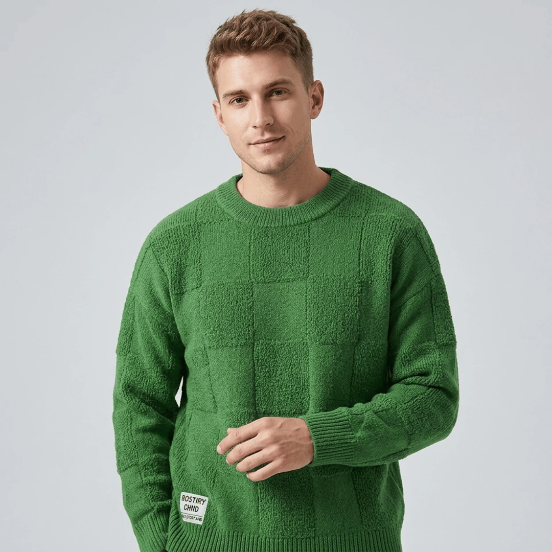 Suéter Masculino Casual em Lã Forglows