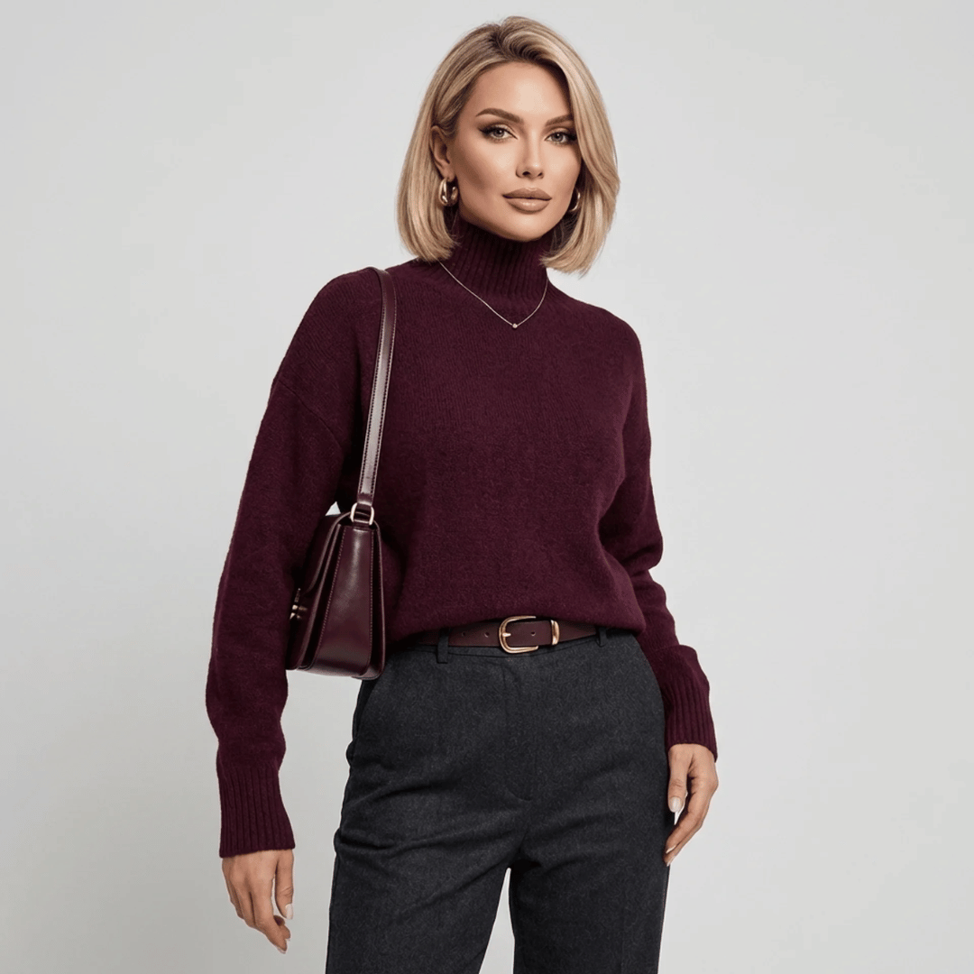 Maxi Suéter Feminino com Gola Alta Denali Forglows