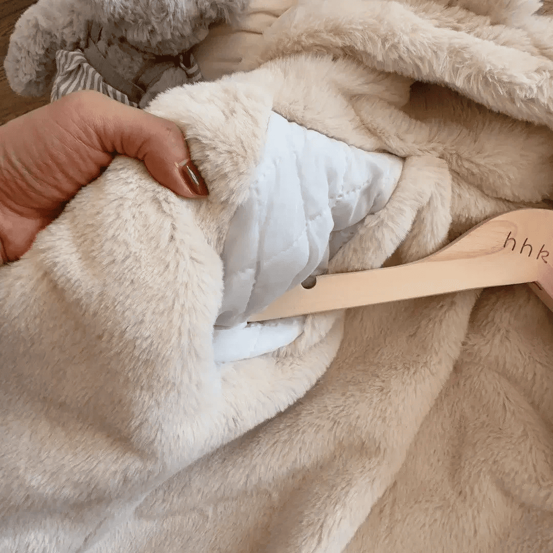 Jaqueta Jeans Infantil Forrada com Pelúcia Forglows