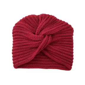 Turbante Feminino Cruzado em Tricô