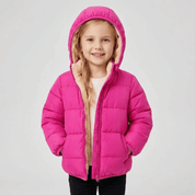 Jaqueta Puffer Infantil com Pelúcia Forglows
