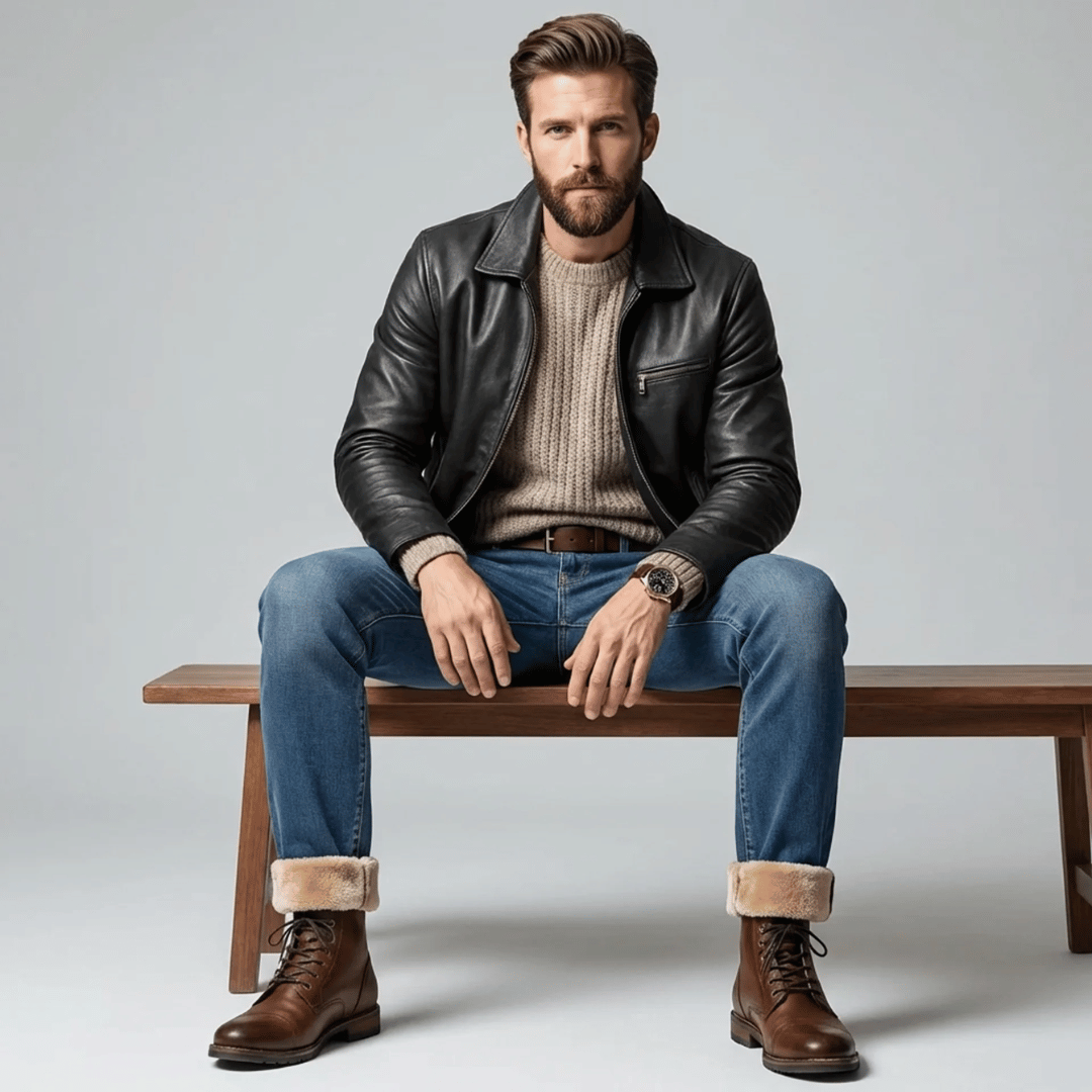 Calça Jeans Masculina Peluciada Forglows