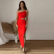 Vestido Feminino Justo Assimétrico Mayra Forglows