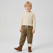 Calça Infantil de Moletom com Pelúcia Forglows
