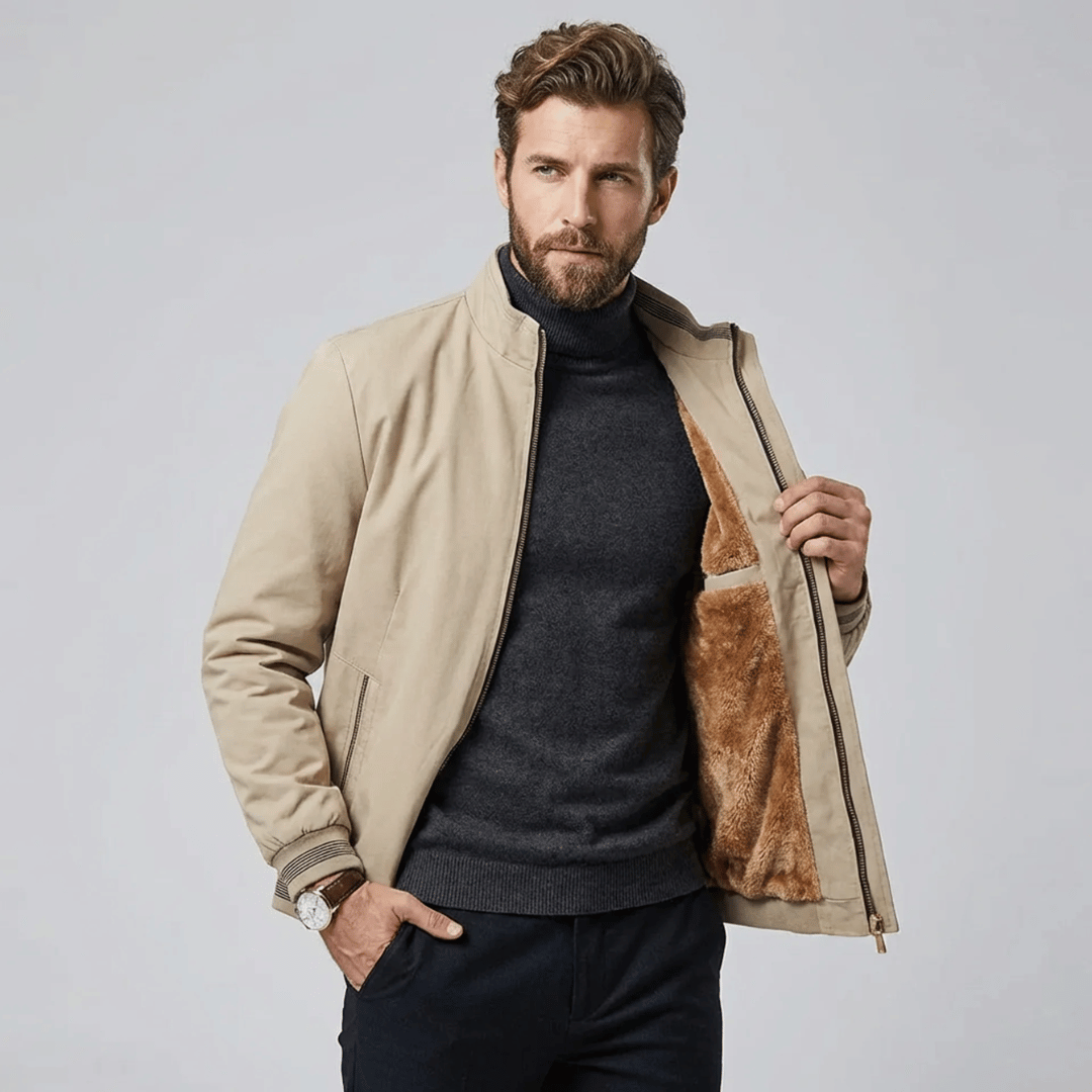 Jaqueta Masculina Bomber com Pelúcia Forglows