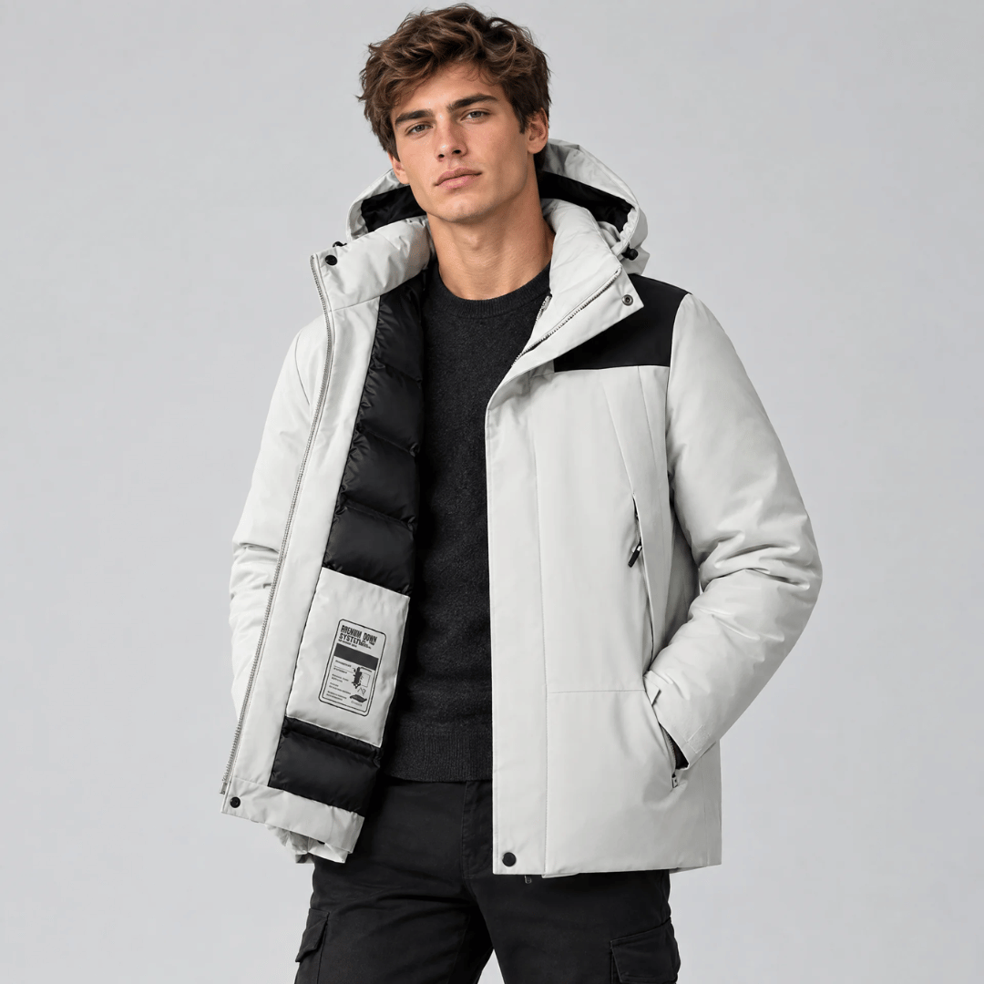 Jaqueta Masculina Puffer Impermeável Forglows