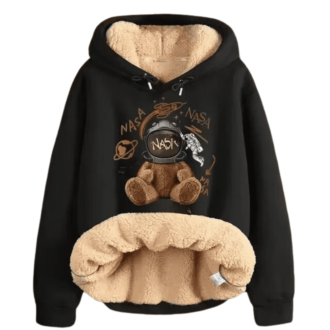 Casaco Moletom Masculino com Pelúcia e Capuz Forglows