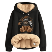 Casaco Moletom Masculino com Pelúcia e Capuz Forglows