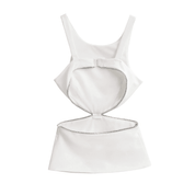 Blusa Feminina com Recorte e Pedraria Forglows