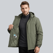 Casaco Masculino Forrado em Fleece Forglows