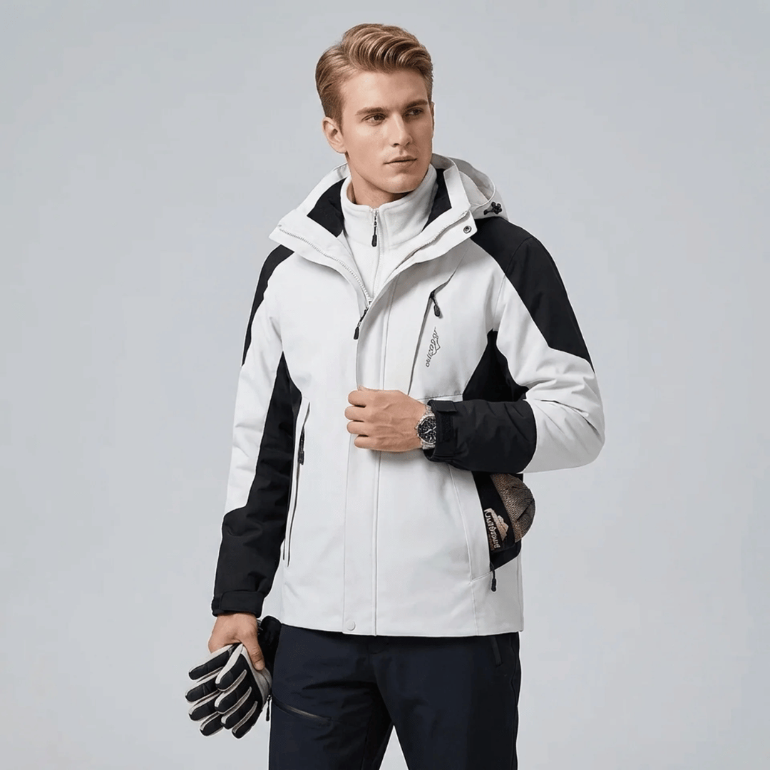 Jaqueta 3 em 1  Impermeável Masculina Forglows
