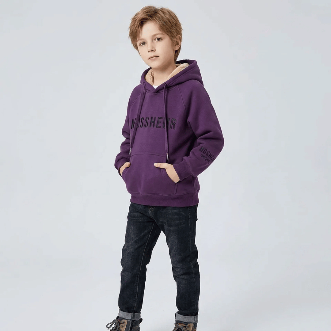 Moletom Infantil com Pelúcia e Bolso Forglows