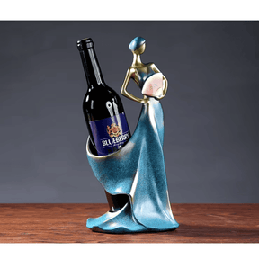 Escultura Mulher Aparador de Vinho
