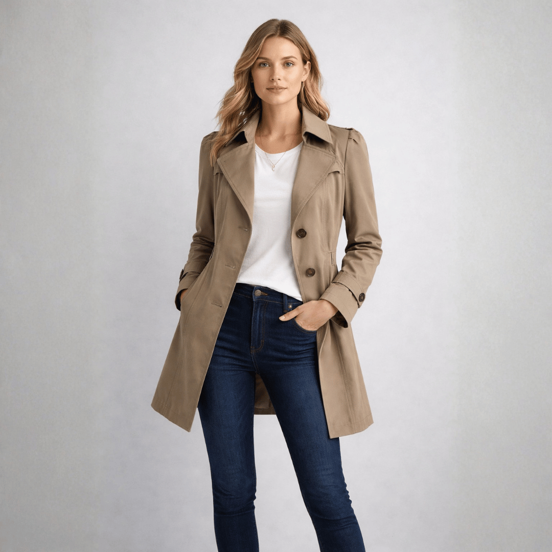 Trench Coat Feminino Finlândia Forglows