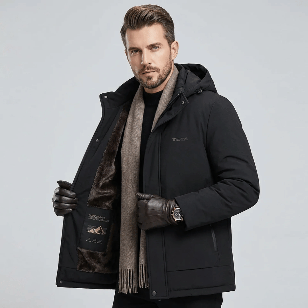 Jaqueta Masculina com Capuz Forrada Forglows