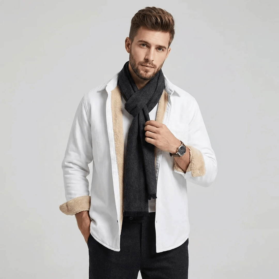 Camisa Masculina Jeans Peluciada Forglows
