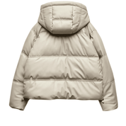 Jaqueta Feminina Puffer com Capuz Forglows