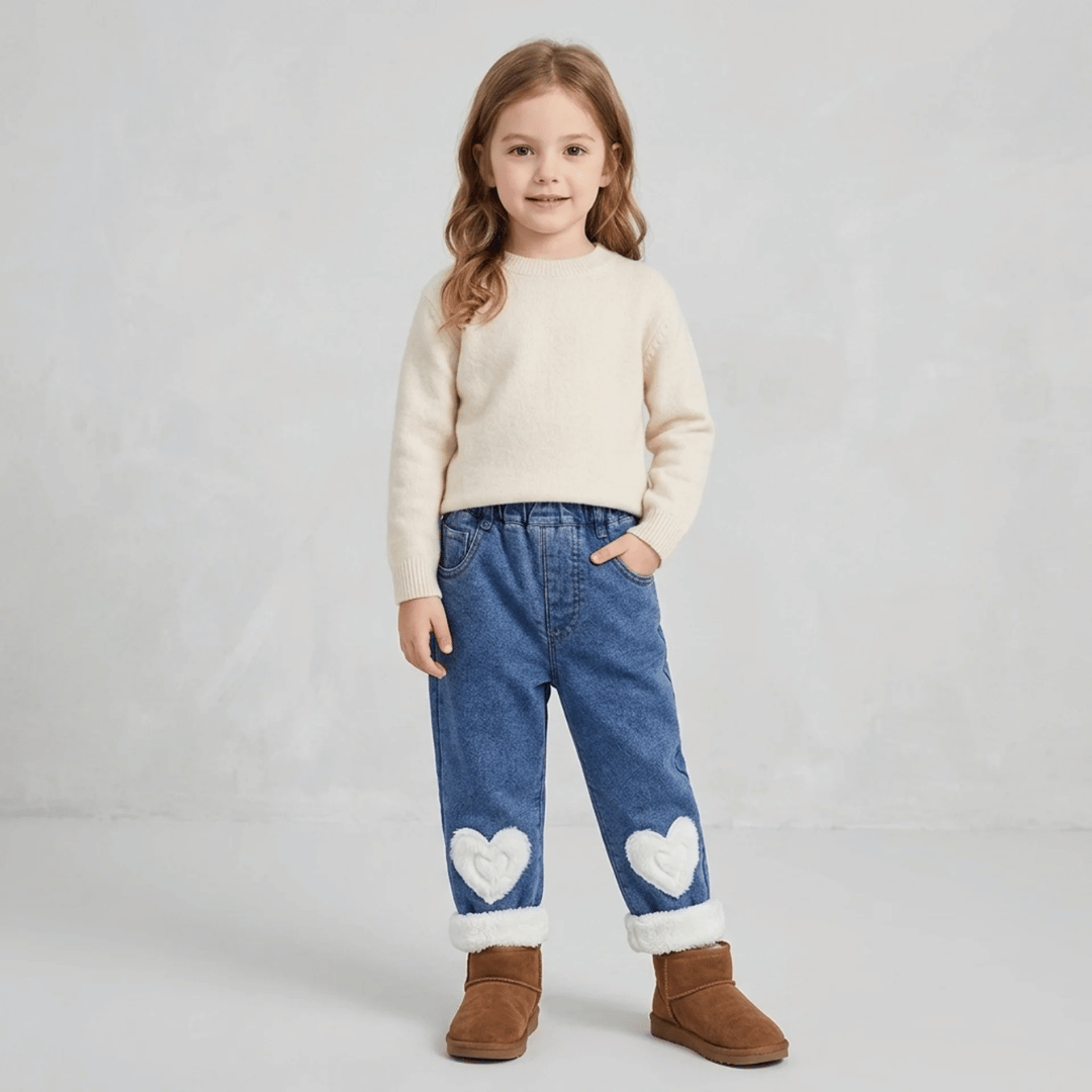 Calça Infantil Jeans e Peluciada Forglows