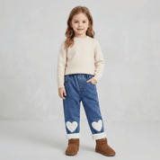 Calça Infantil Jeans e Peluciada Forglows