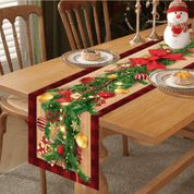 Trilho de Mesa Decoração de Natal