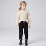 Calça Infantil Jeans Com Pelúcia Forglows