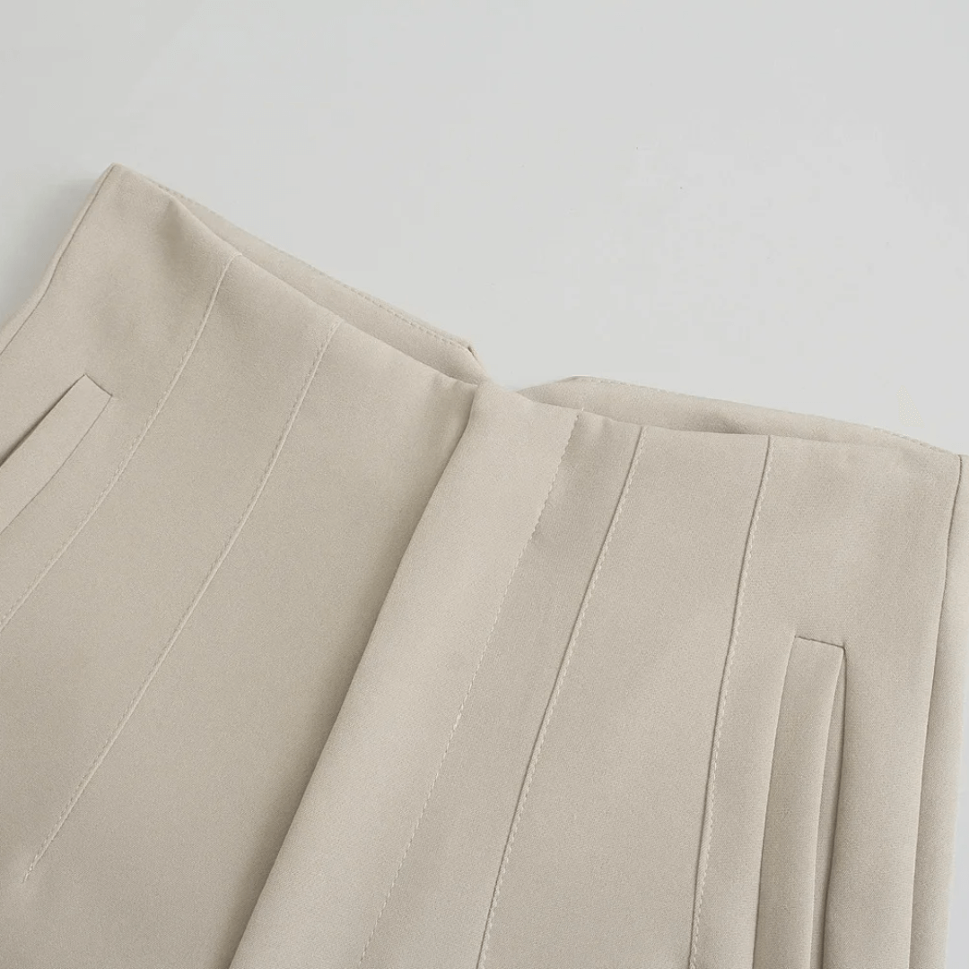 Calça Social Feminina Alfaiataria com Bolsos Yasmin Forglows