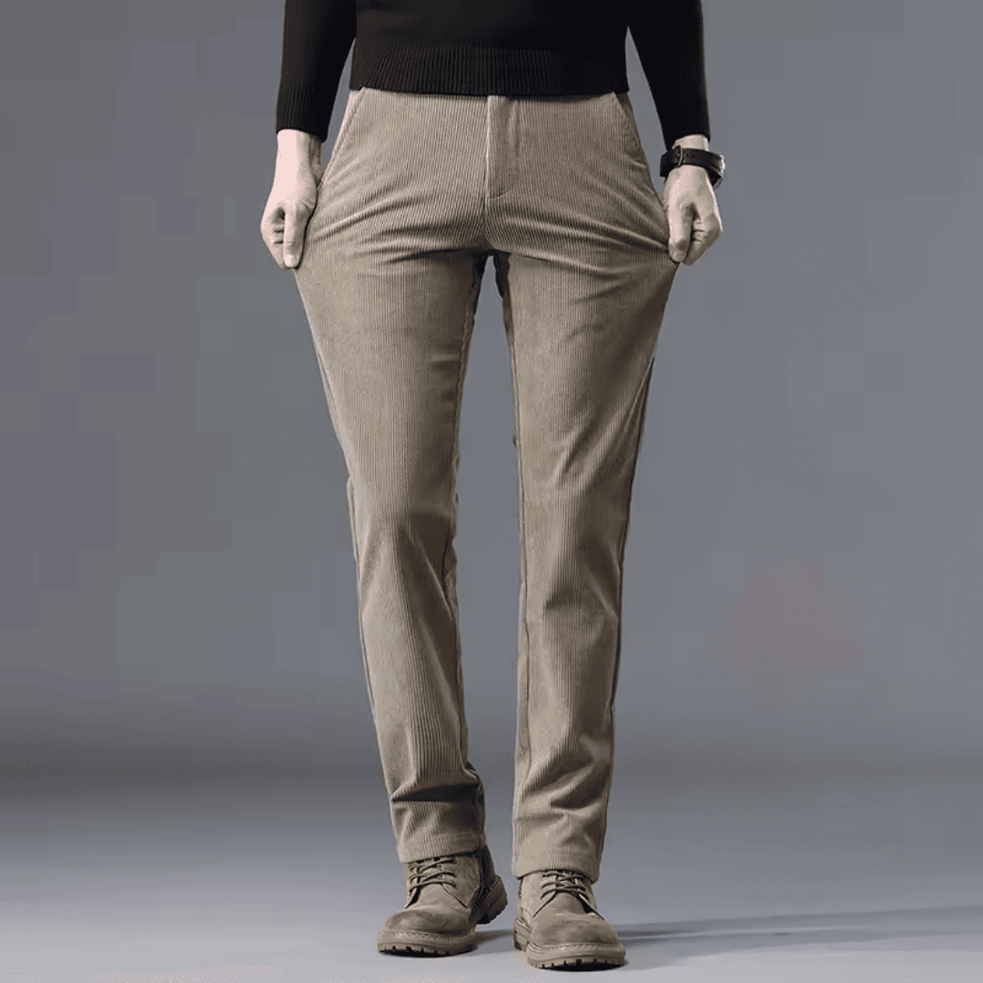 Calça Masculina com Pelúcia em Cotelê Forglows